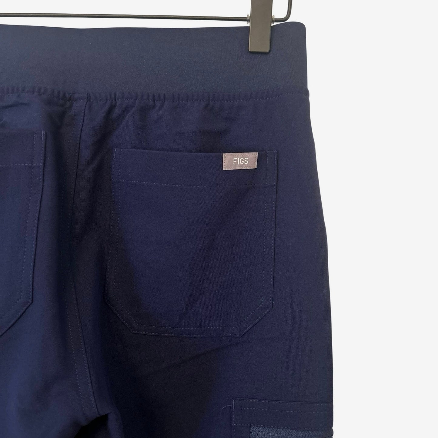 Figs Yola With Yoga Waistband Skinny Scrub Pant Navy Size XXS