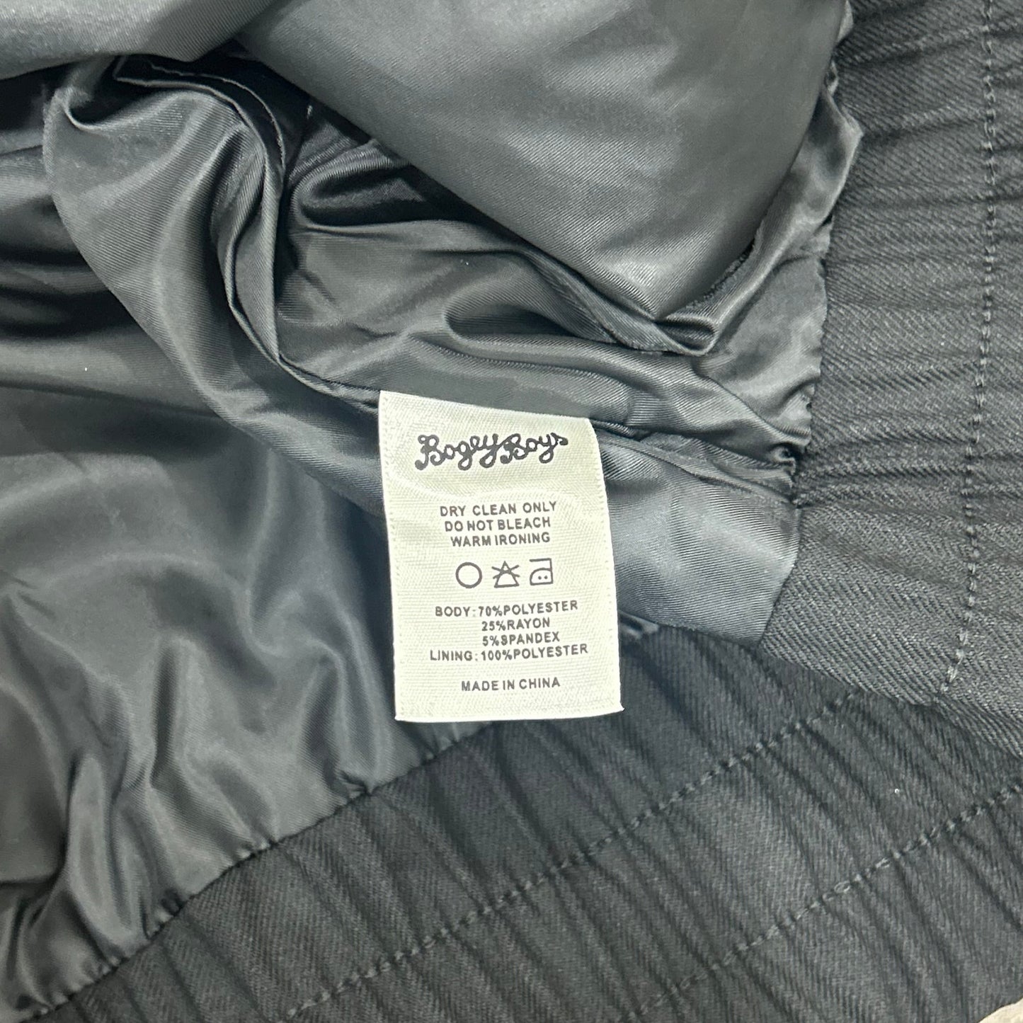 Bogey Boys Macklemore Men's Glitter Jacket Black Size L