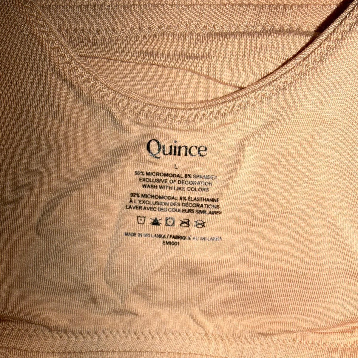 NWT Quince Micromodal Maternity & Postpartum Bra 2 Pack Size L