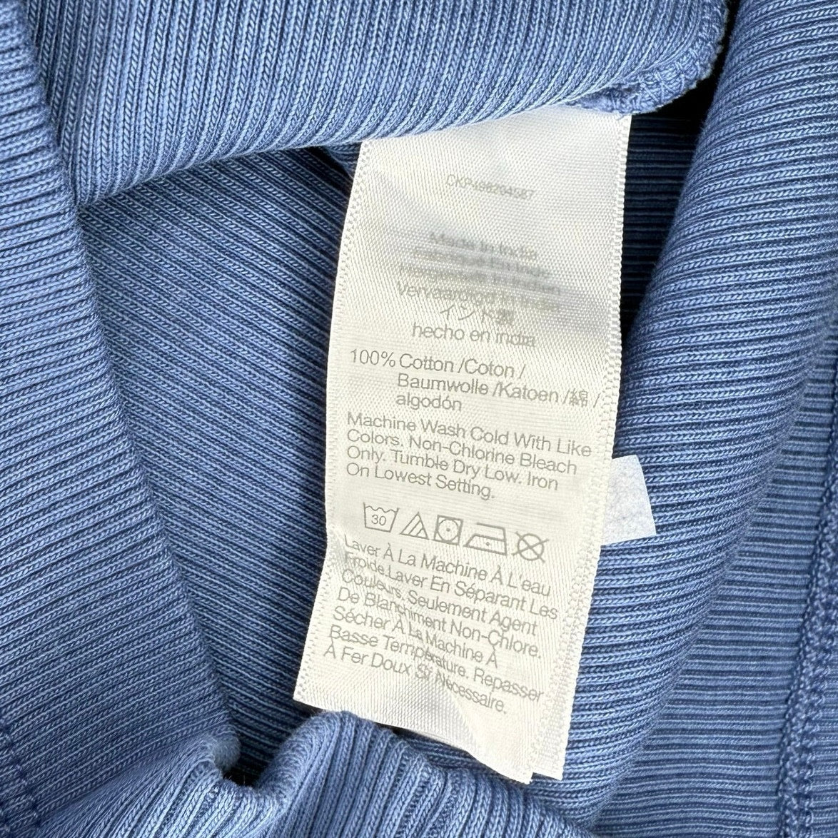 Madewell Garment-Dyed Ribbed Crewneck Pocket Tee Size S