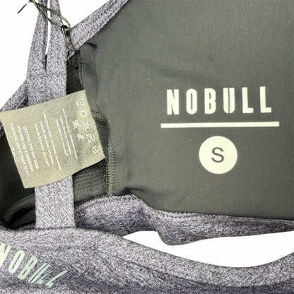 NOBULL Halter Sports Bra Dark Lavender Heather Size S