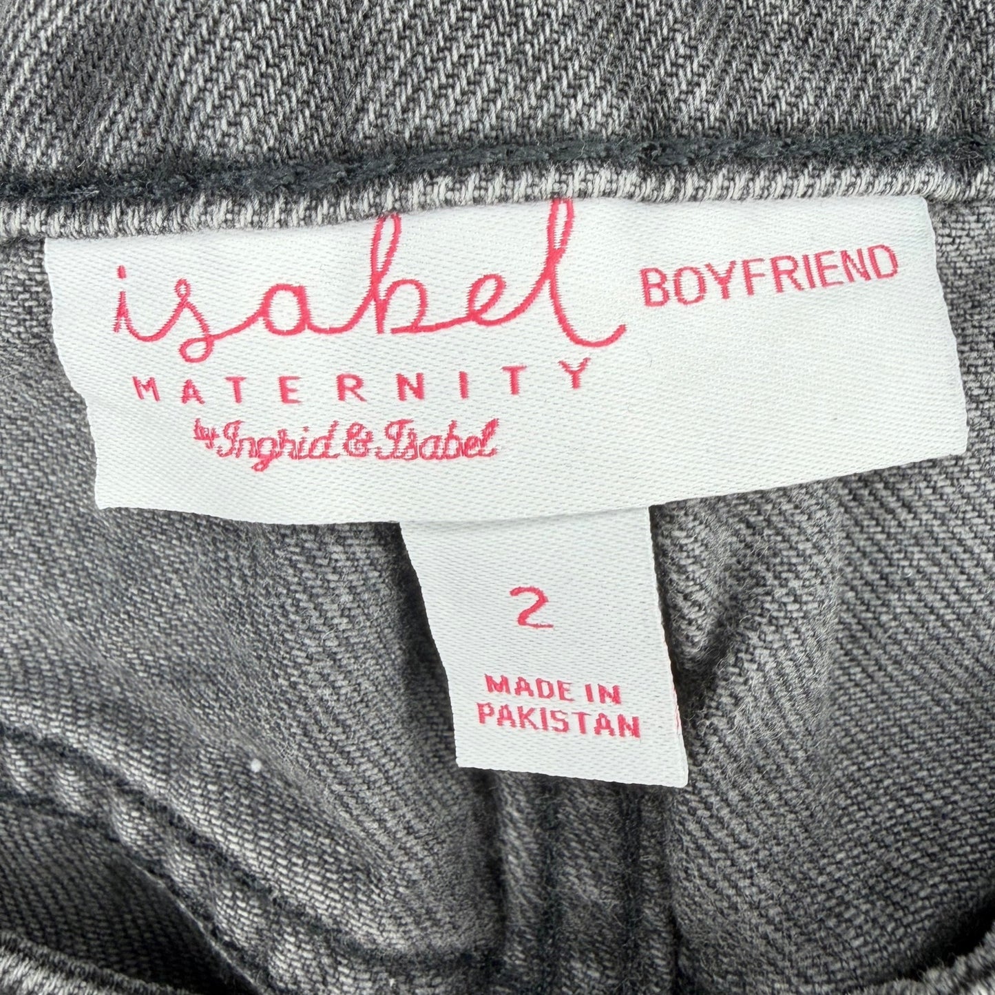 Isabel Maternity by Ingrid & Isabel Boyfriend Maternity Jeans Size 2