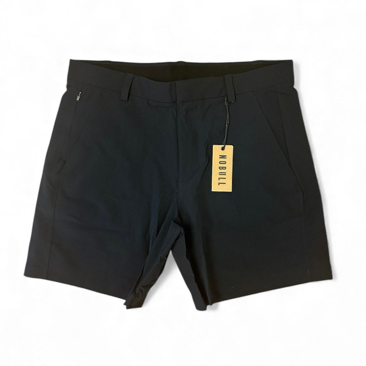 NOBULL Men's 7” Golf Short Black Size 32