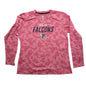 NFL Altlanta Falcons Michael Strahan Long Sleeve Camo Red Long Sleeve Shirt Size XL