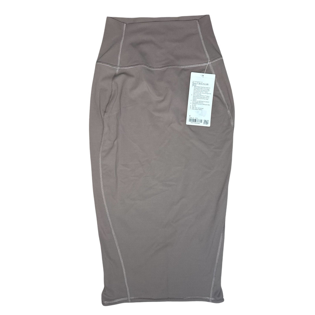 Lululemon Nulu Slim-Fit High-Rise Taupe Skirt Size 4