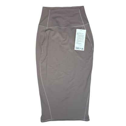 Lululemon Nulu Slim-Fit High-Rise Taupe Skirt Size 4