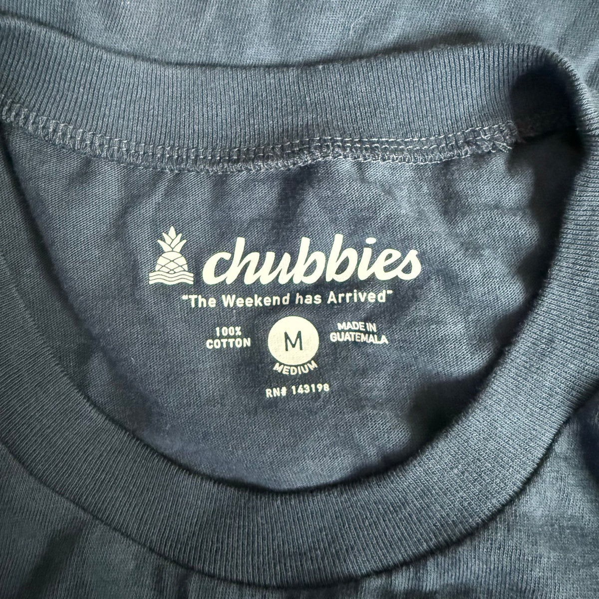 Chubbies Badlands Yacht Club Stay Salty Tee Size M