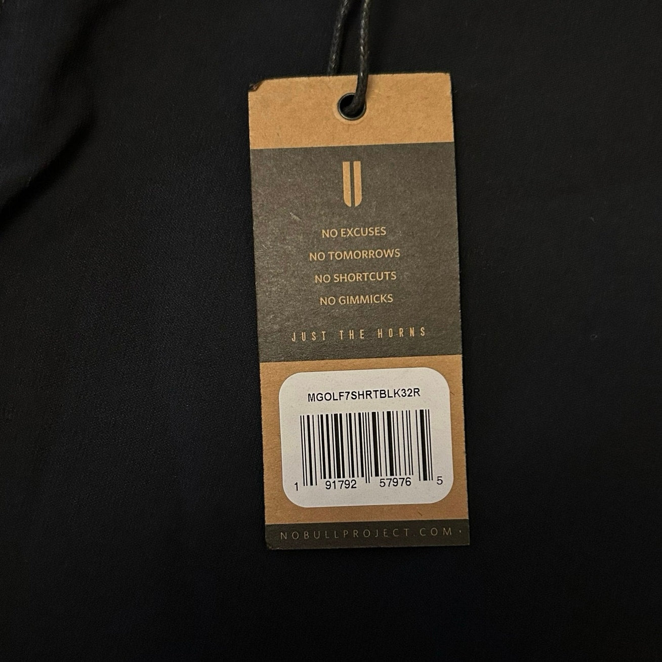 NOBULL Men's 7” Golf Short Black Size 32