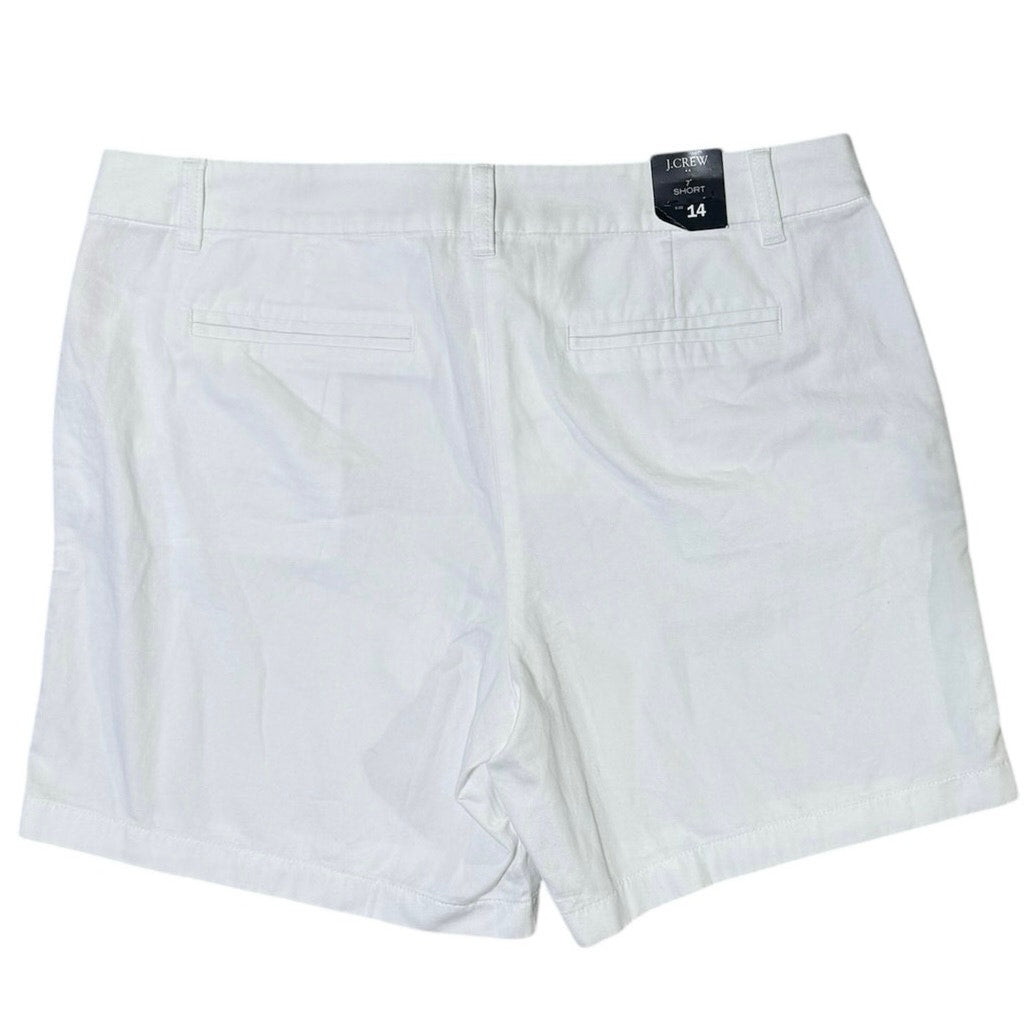 J. Crew 7" Classic Chino Short White Size 14