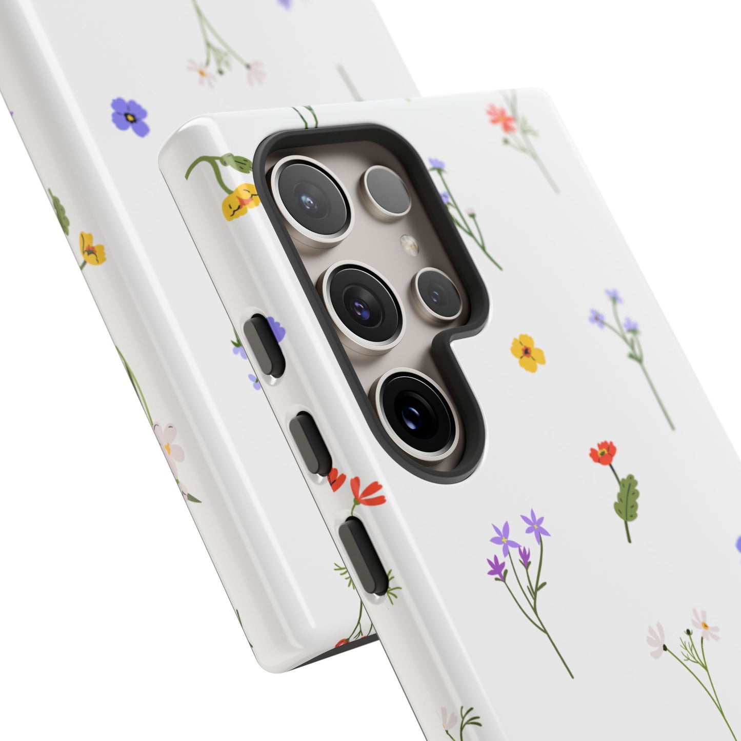 Wildflowers Floral Phone Case, Elegant Tough Case for iPhone, Flower Design, Gift for Her, Spring Accessory, Eco-Friendly Mobile Cover