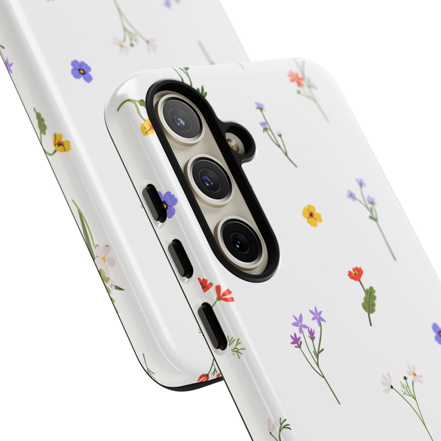 Wildflowers Floral Phone Case, Elegant Tough Case for iPhone, Flower Design, Gift for Her, Spring Accessory, Eco-Friendly Mobile Cover