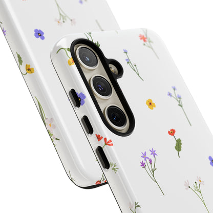 Wildflowers Floral Phone Case, Elegant Tough Case for iPhone, Flower Design, Gift for Her, Spring Accessory, Eco-Friendly Mobile Cover