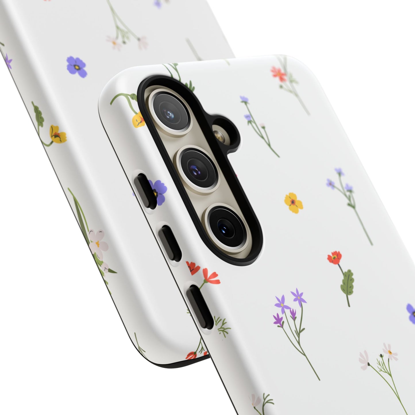 Wildflowers Floral Phone Case, Elegant Tough Case for iPhone, Flower Design, Gift for Her, Spring Accessory, Eco-Friendly Mobile Cover