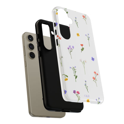 Wildflowers Floral Phone Case, Elegant Tough Case for iPhone, Flower Design, Gift for Her, Spring Accessory, Eco-Friendly Mobile Cover