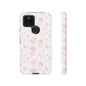 Pink Floral Phone Case - Elegant Protectors for iPhone, Girlfriend Gift, Mother's Day, Trendy Tech Accessories, Flower Pattern Cases