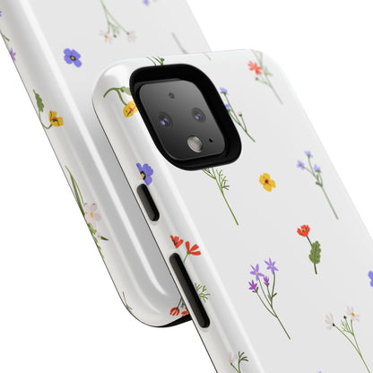 Wildflowers Floral Phone Case, Elegant Tough Case for iPhone, Flower Design, Gift for Her, Spring Accessory, Eco-Friendly Mobile Cover