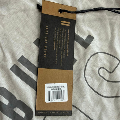 NOBULL Men's Limited Edition Boston Tank Top in Oatmeal Size XL