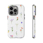 Wildflowers Floral Phone Case, Elegant Tough Case for iPhone, Flower Design, Gift for Her, Spring Accessory, Eco-Friendly Mobile Cover