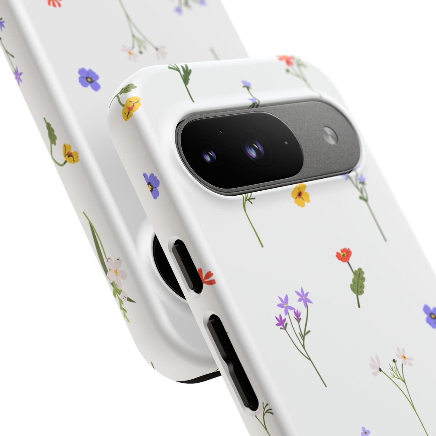 Wildflowers Floral Phone Case, Elegant Tough Case for iPhone, Flower Design, Gift for Her, Spring Accessory, Eco-Friendly Mobile Cover