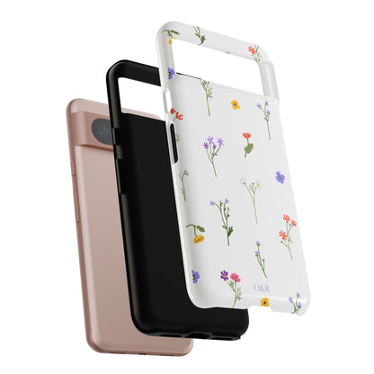 Wildflowers Floral Phone Case, Elegant Tough Case for iPhone, Flower Design, Gift for Her, Spring Accessory, Eco-Friendly Mobile Cover