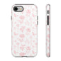 Pink Floral Phone Case - Elegant Protectors for iPhone, Girlfriend Gift, Mother's Day, Trendy Tech Accessories, Flower Pattern Cases