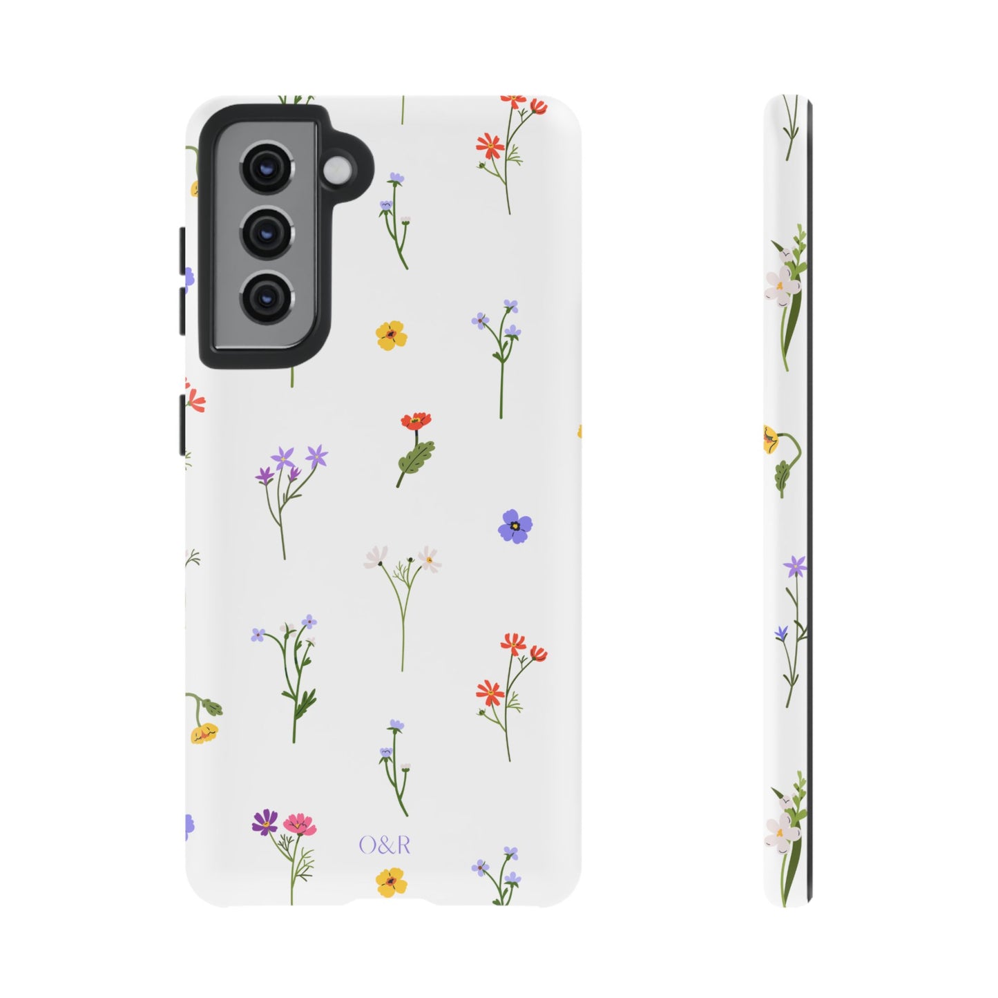 Wildflowers Floral Phone Case, Elegant Tough Case for iPhone, Flower Design, Gift for Her, Spring Accessory, Eco-Friendly Mobile Cover