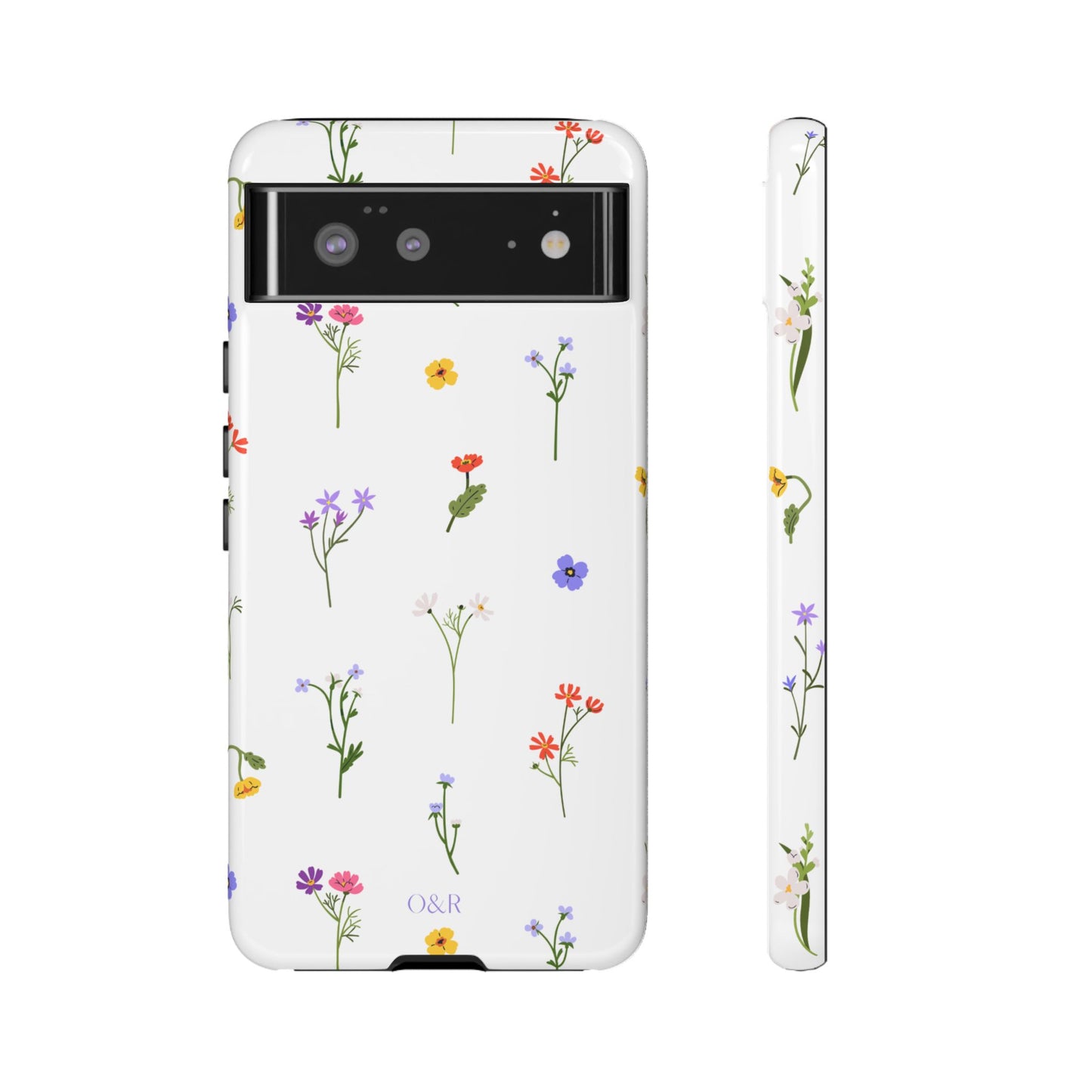 Wildflowers Floral Phone Case, Elegant Tough Case for iPhone, Flower Design, Gift for Her, Spring Accessory, Eco-Friendly Mobile Cover