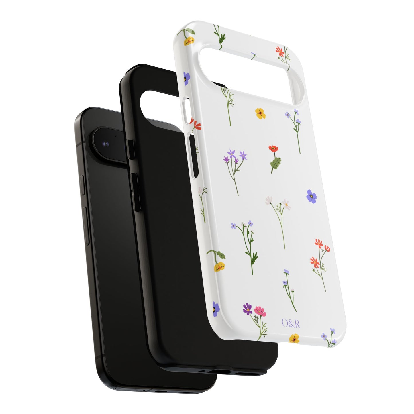 Wildflowers Floral Phone Case, Elegant Tough Case for iPhone, Flower Design, Gift for Her, Spring Accessory, Eco-Friendly Mobile Cover