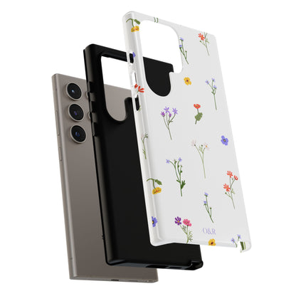 Wildflowers Floral Phone Case, Elegant Tough Case for iPhone, Flower Design, Gift for Her, Spring Accessory, Eco-Friendly Mobile Cover