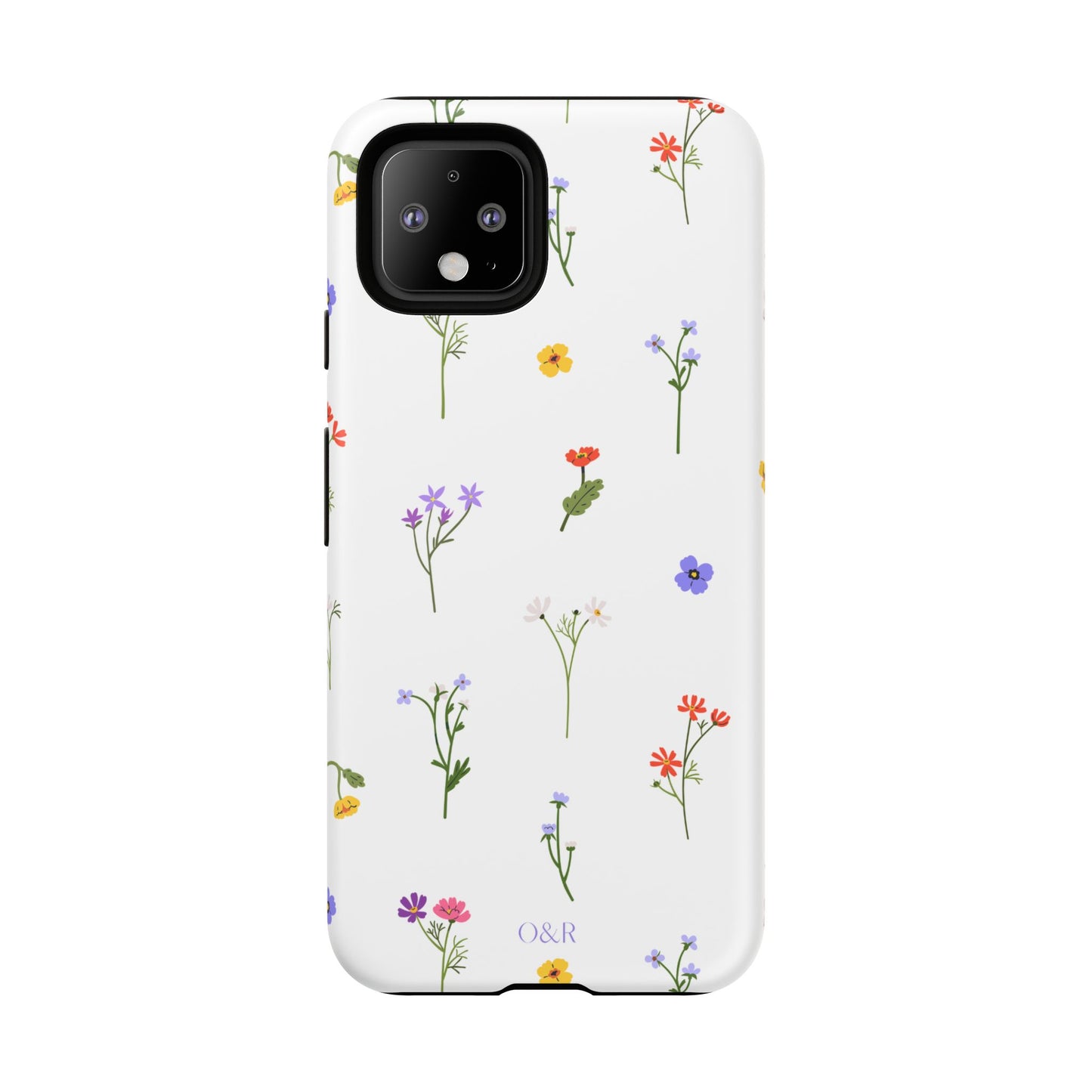 Wildflowers Floral Phone Case, Elegant Tough Case for iPhone, Flower Design, Gift for Her, Spring Accessory, Eco-Friendly Mobile Cover