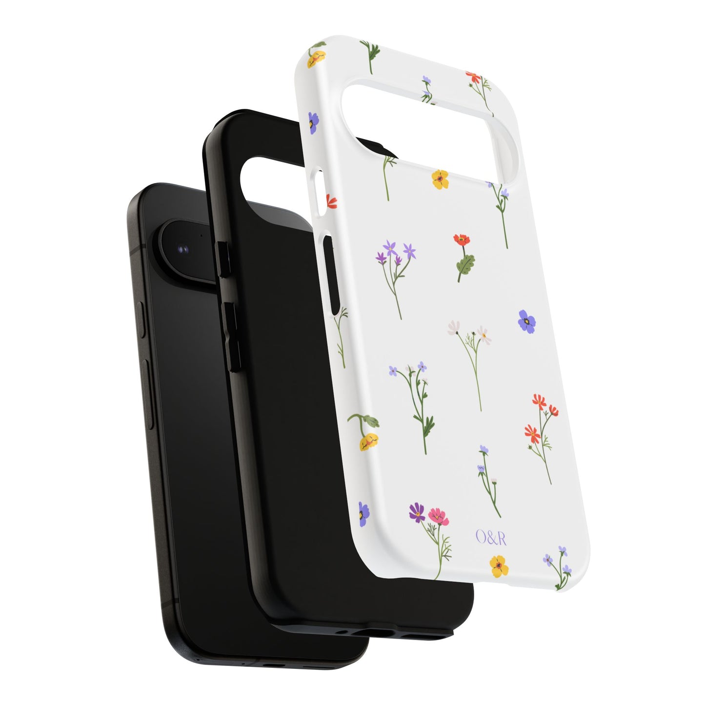 Wildflowers Floral Phone Case, Elegant Tough Case for iPhone, Flower Design, Gift for Her, Spring Accessory, Eco-Friendly Mobile Cover