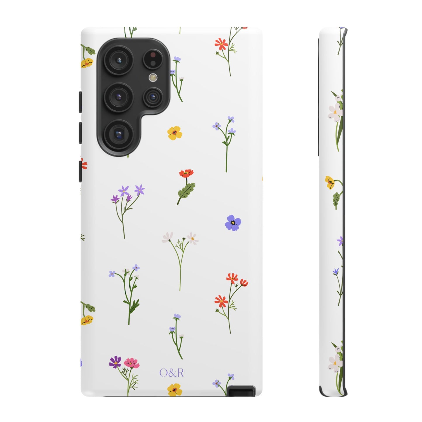 Wildflowers Floral Phone Case, Elegant Tough Case for iPhone, Flower Design, Gift for Her, Spring Accessory, Eco-Friendly Mobile Cover