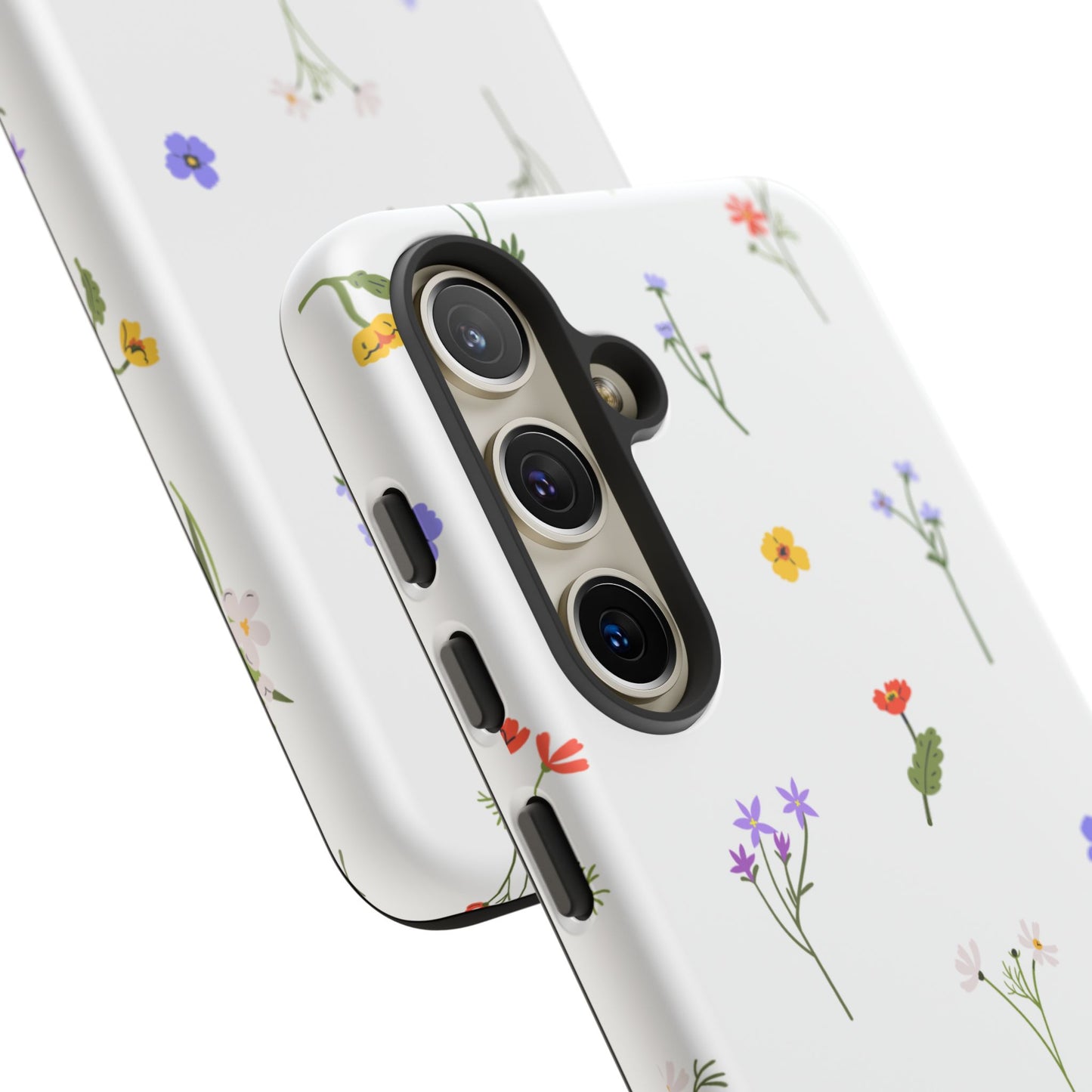 Wildflowers Floral Phone Case, Elegant Tough Case for iPhone, Flower Design, Gift for Her, Spring Accessory, Eco-Friendly Mobile Cover