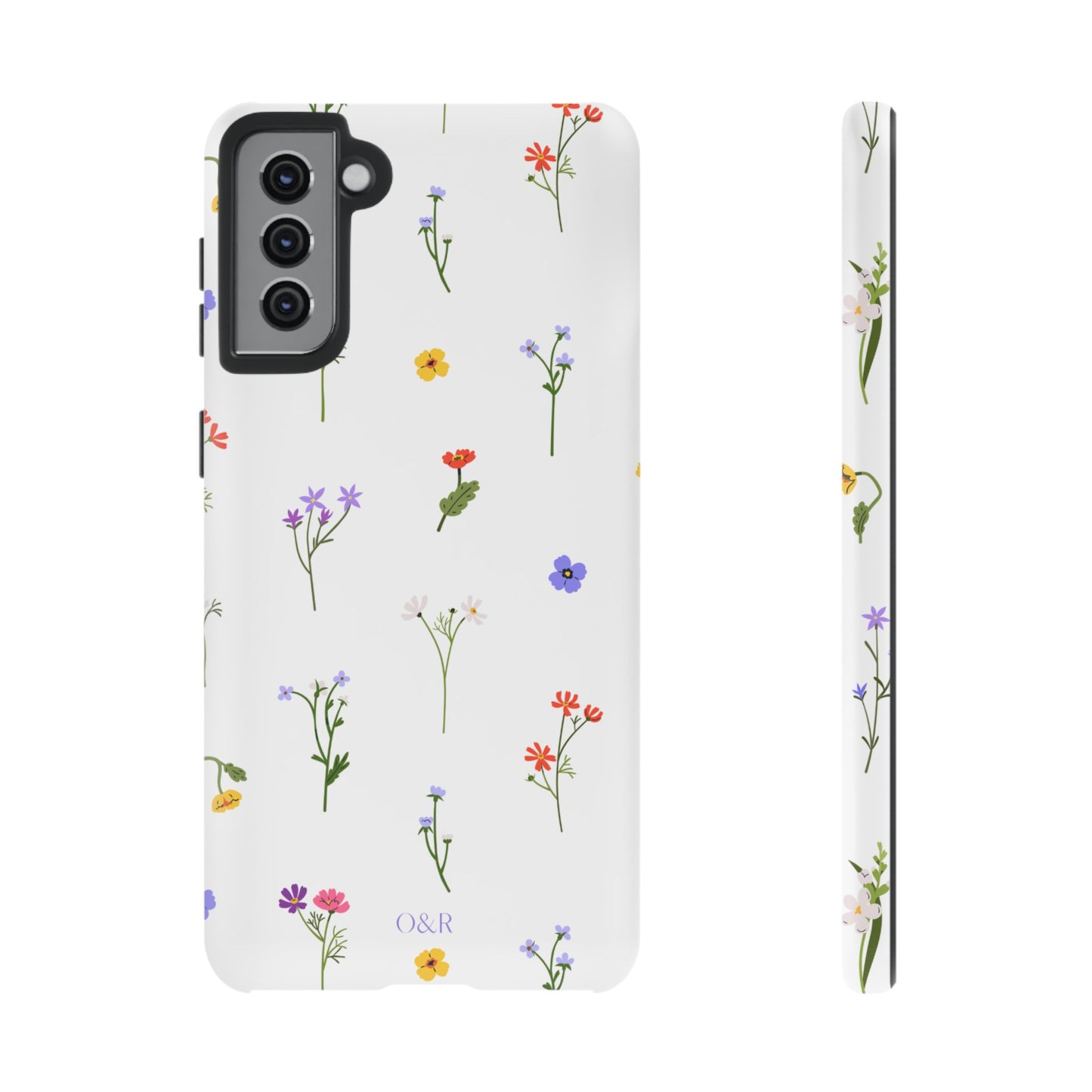 Wildflowers Floral Phone Case, Elegant Tough Case for iPhone, Flower Design, Gift for Her, Spring Accessory, Eco-Friendly Mobile Cover