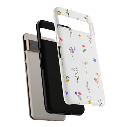 Wildflowers Floral Phone Case, Elegant Tough Case for iPhone, Flower Design, Gift for Her, Spring Accessory, Eco-Friendly Mobile Cover