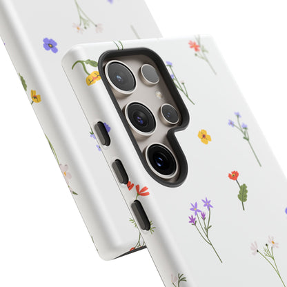 Wildflowers Floral Phone Case, Elegant Tough Case for iPhone, Flower Design, Gift for Her, Spring Accessory, Eco-Friendly Mobile Cover