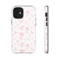 Pink Floral Phone Case - Elegant Protectors for iPhone, Girlfriend Gift, Mother's Day, Trendy Tech Accessories, Flower Pattern Cases