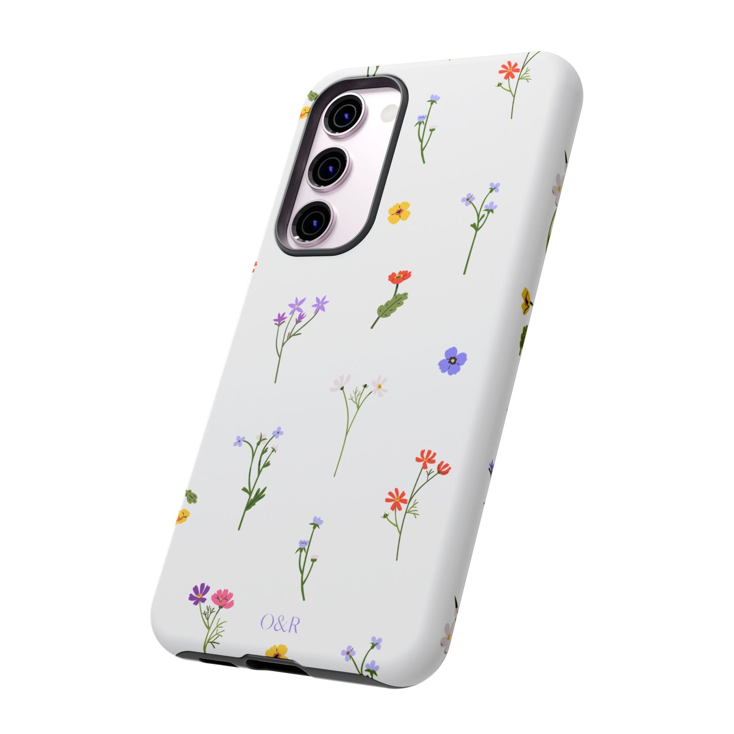 Wildflowers Floral Phone Case, Elegant Tough Case for iPhone, Flower Design, Gift for Her, Spring Accessory, Eco-Friendly Mobile Cover