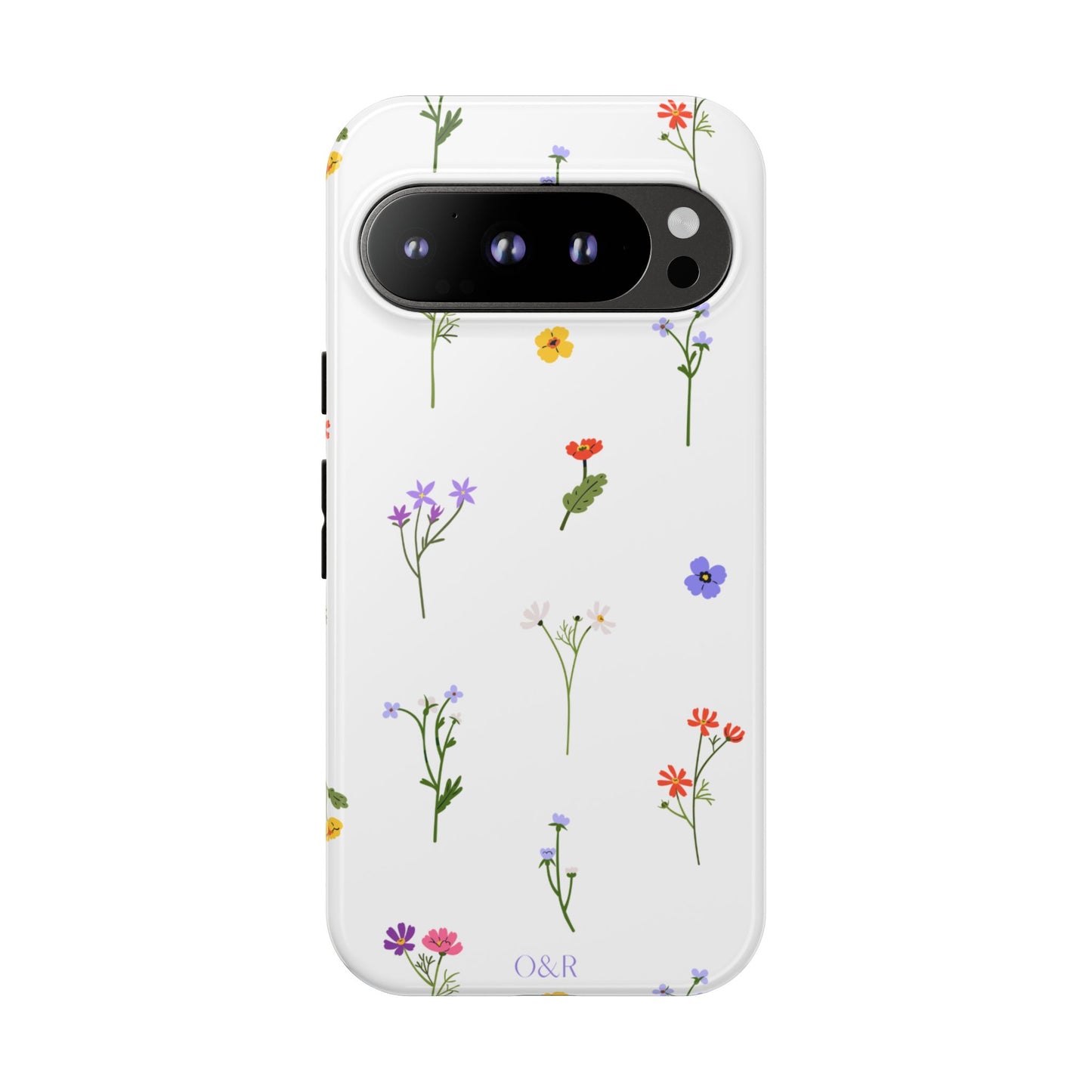 Wildflowers Floral Phone Case, Elegant Tough Case for iPhone, Flower Design, Gift for Her, Spring Accessory, Eco-Friendly Mobile Cover