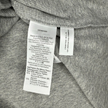 Madewell Premium Standard 02 The Essential Rib Tank Gray Size XL
