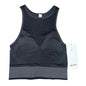 NWT Lululemon Seamless Mesh Shelf-Bra Training Tank Top Graphite Grey Size 2