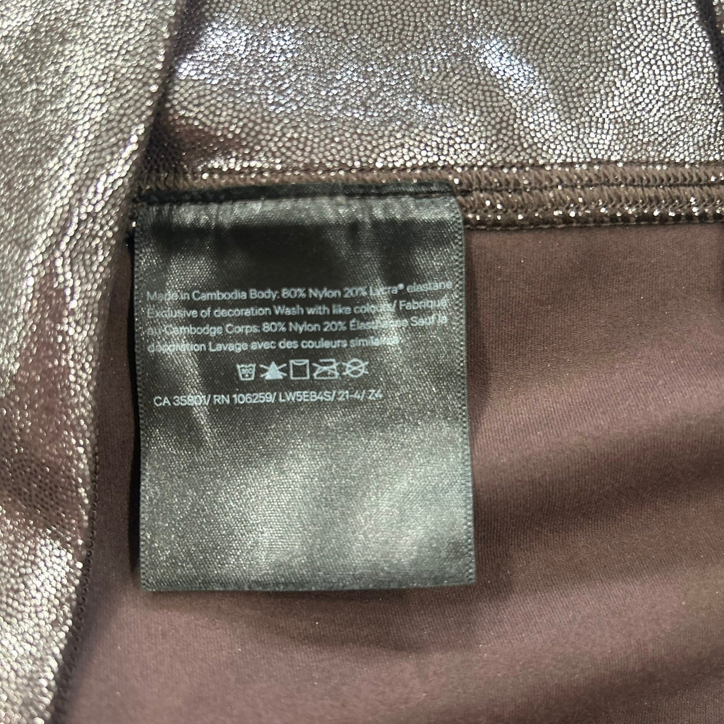 Lululemon Align High-Rise Pant 25" ShineRadiate Foil French Press Size 20