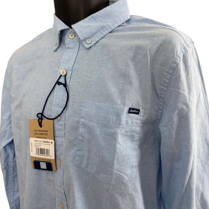 Chubbies Long Sleeve Oxford The Buttoned Up Blue Size M