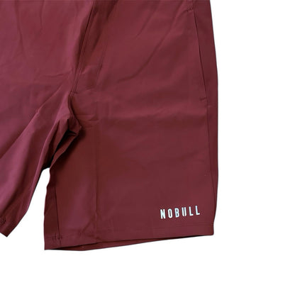 NOBULL Men’s Lightweight 9” Shorts Maroon Red Size XXL