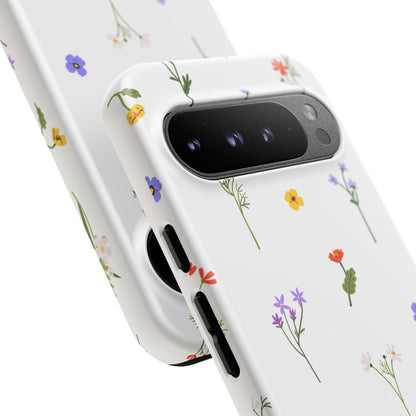 Wildflowers Floral Phone Case, Elegant Tough Case for iPhone, Flower Design, Gift for Her, Spring Accessory, Eco-Friendly Mobile Cover