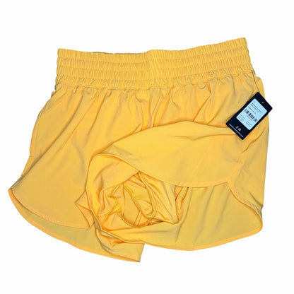 Peloton Woven High Rise 3" Run Short Yellow Size XL