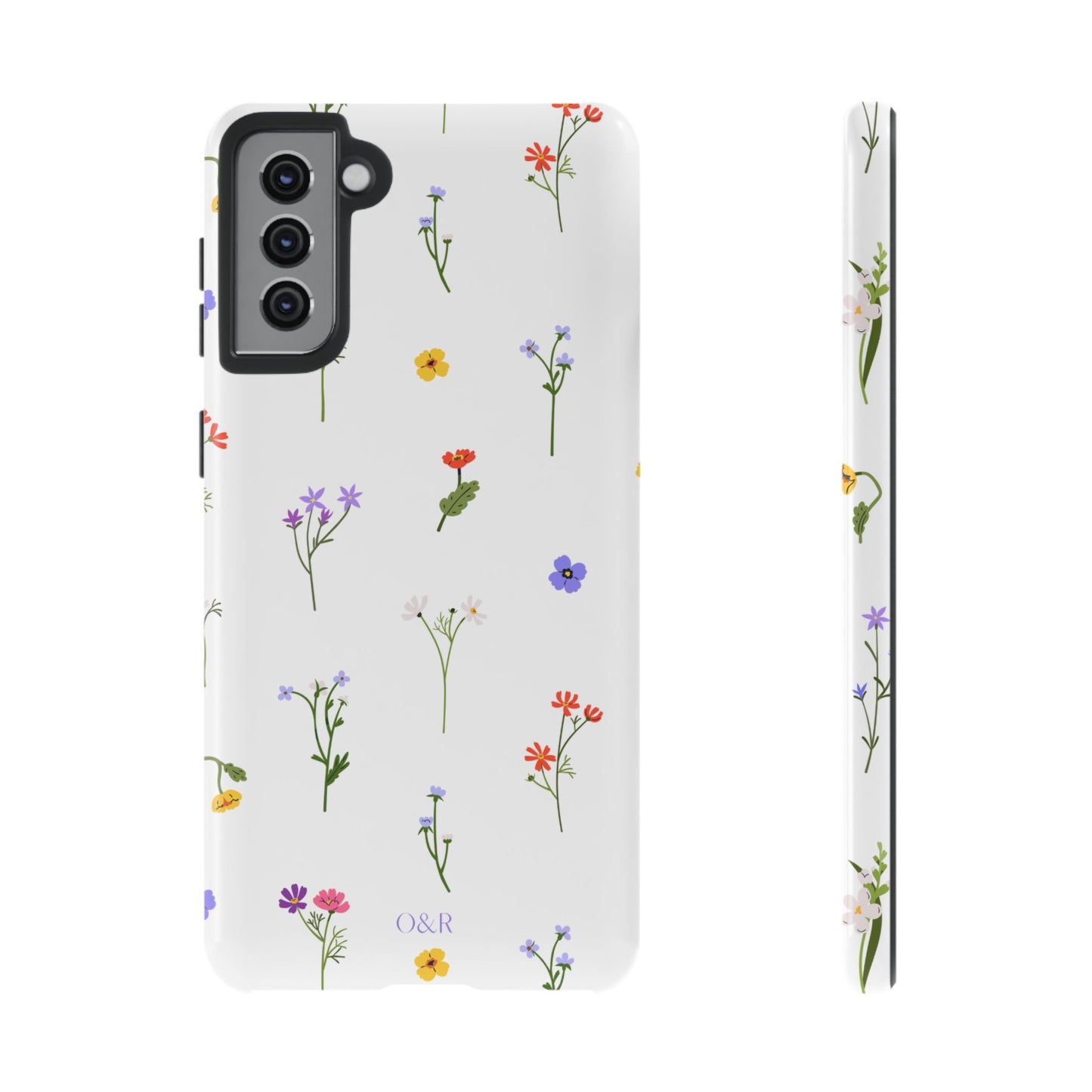 Wildflowers Floral Phone Case, Elegant Tough Case for iPhone, Flower Design, Gift for Her, Spring Accessory, Eco-Friendly Mobile Cover