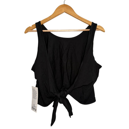 NWT Lululemon It’s A Tie Tank Top Black Size 8
