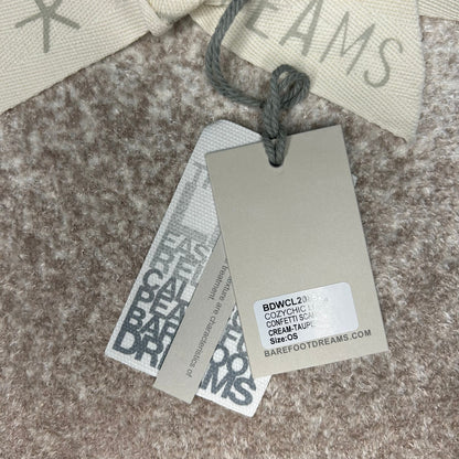 Barefoot Dreams CozyChic Lite Confetti Scarf Cream Taupe
