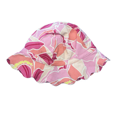 Janie and Jack Peony Print Bucket Hat Girls Size 4-5